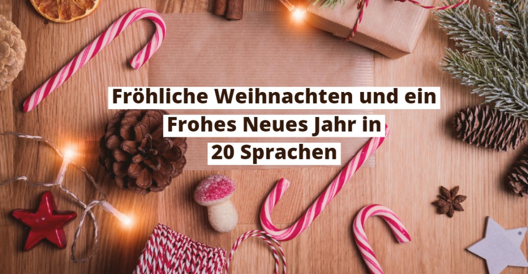 Fröhliche Weihnachten und ein Frohes Neues Jahr in 20 Sprachen Lingoda