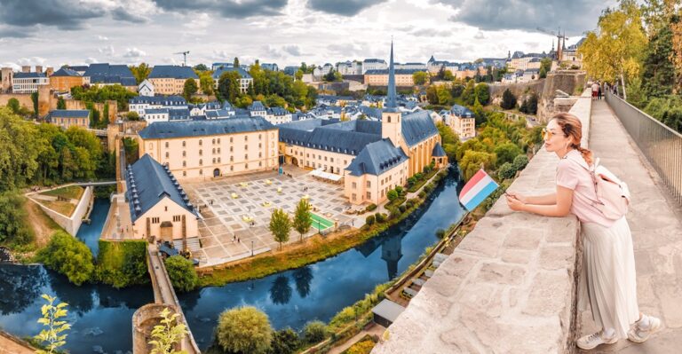 Young woman wondering what languages are spoken in Luxembourg